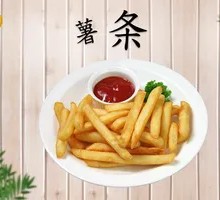 薯条鸡米花拼盘