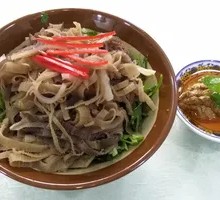 麻酱水爆毛肚