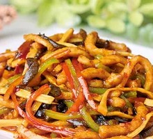鱼香鸡丝盖浇面