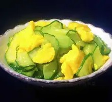 Cucumber and Egg Rice Bowl