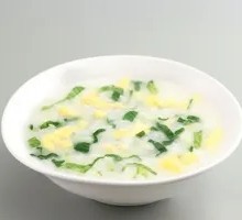 Vegetable Egg Drop Porridge