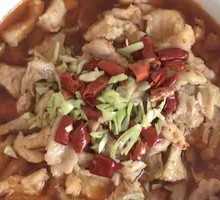 Sichuan Boiled Pork Slices