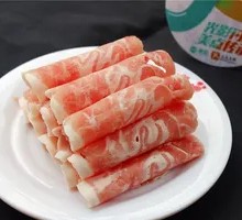 Thinly sliced lamb