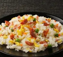 Egg and Sausage Fried Rice
