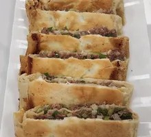 三皮两馅牛肉饼