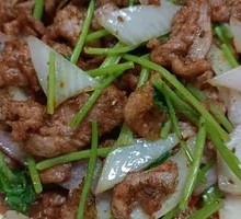 Sizzling Lamb Slices