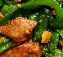 Stir-Fried Pork with Green Pepper