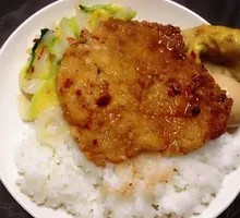 Spareribs Rice with Duck Soup