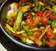 Spicy Pork Intestines Stir-fry