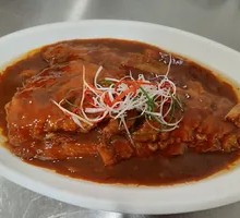 红烧鲽鱼段