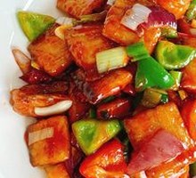 虾仁爆带鱼