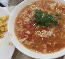 Tomato Dumpling Soup