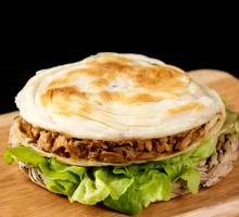 Braised Pork Belly in Flatbread