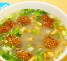Vegetable Dumpling Soup