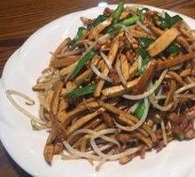 Fried Tofu with Shredded Pork