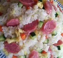 Cantonese Sausage Fried Rice