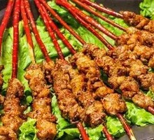 Lamb Skewers with Red Willow