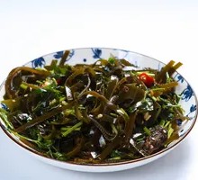 Cold-mixed kelp strands