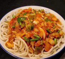 Xinjiang Noodles with Sauce