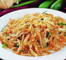 Egg and Sausage Stir-Fried Pancake