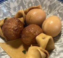 Egg Meatballs with Tofu Skin