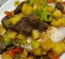 Beef and Potato Rice Bowl