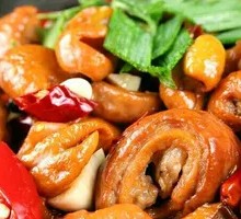 Spicy Pork Intestines Stir-fry