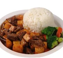 Beef and Potato Rice Bowl
