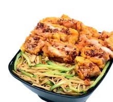 Spicy Crispy Chicken Rice