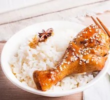 Braised Chicken Leg Rice