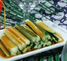 Peanut Sauce Cucumber