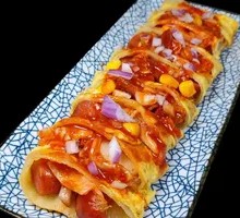 Classic Grilled Sausage and Cold Noodles