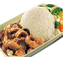Chicken with Mushrooms Rice