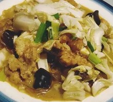Fried Pork with Napa Cabbage Stew