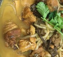 Chicken Stewed with Mushrooms