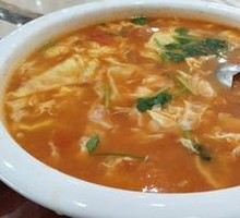 Tomato Dumpling Soup