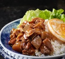 Black Pepper Beef Rice