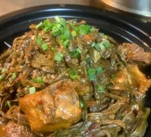 Dry Green Bean Braised Pork Ribs