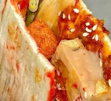 Cold Noodle Rolls with Stinky Tofu