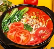 Tomato Hot Pot Rice Noodles