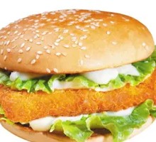 爆浆芝士排汉堡