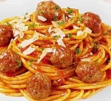 Tomato Meatball Spaghetti