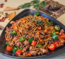 Sichuan Pepper Chicken Noodles