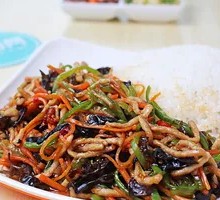 Fish-Flavored Shredded Pork Rice Bowl