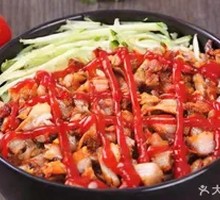 Tomato Roast Meat Rice Bowl
