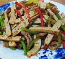 Fried Tofu with Shredded Pork