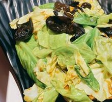 白菜木耳爆豆腐