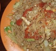 Stir-Fried Rice Noodles with Pork and Greens