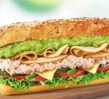 牛油果海陆双霸三明治