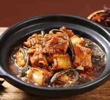 砂锅排骨烧豆角